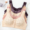 New Anti Sagging Front Open Button Bra ( Pack of 5 )