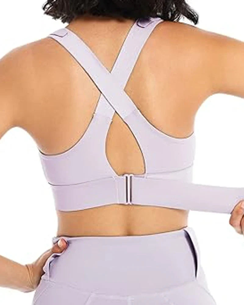 High Impact,A+ Quality, Ultimate Comfort, Sports Bra, Zipper ( Pack of 6 )
