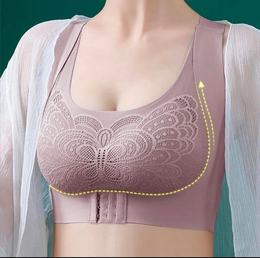 Women Seamless Cross Posture Correction Back Straighter Bra ( Pack Of 5 )