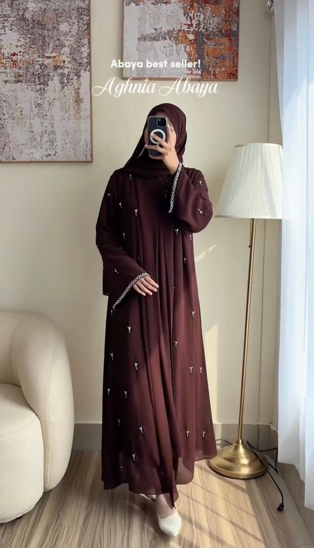 Abaya With Scarf Pack Of 3