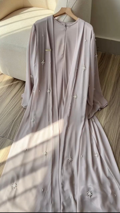 Beautiful Pack Of 2 Abaya Set