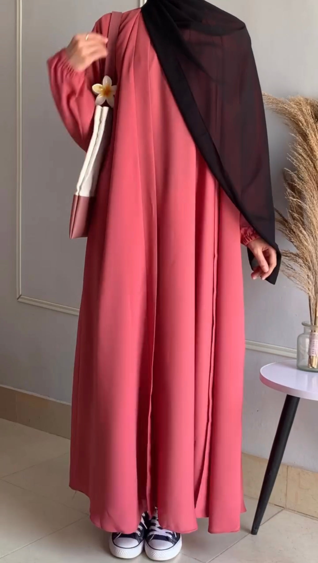 Pack Of 4 Abaya With Scarf