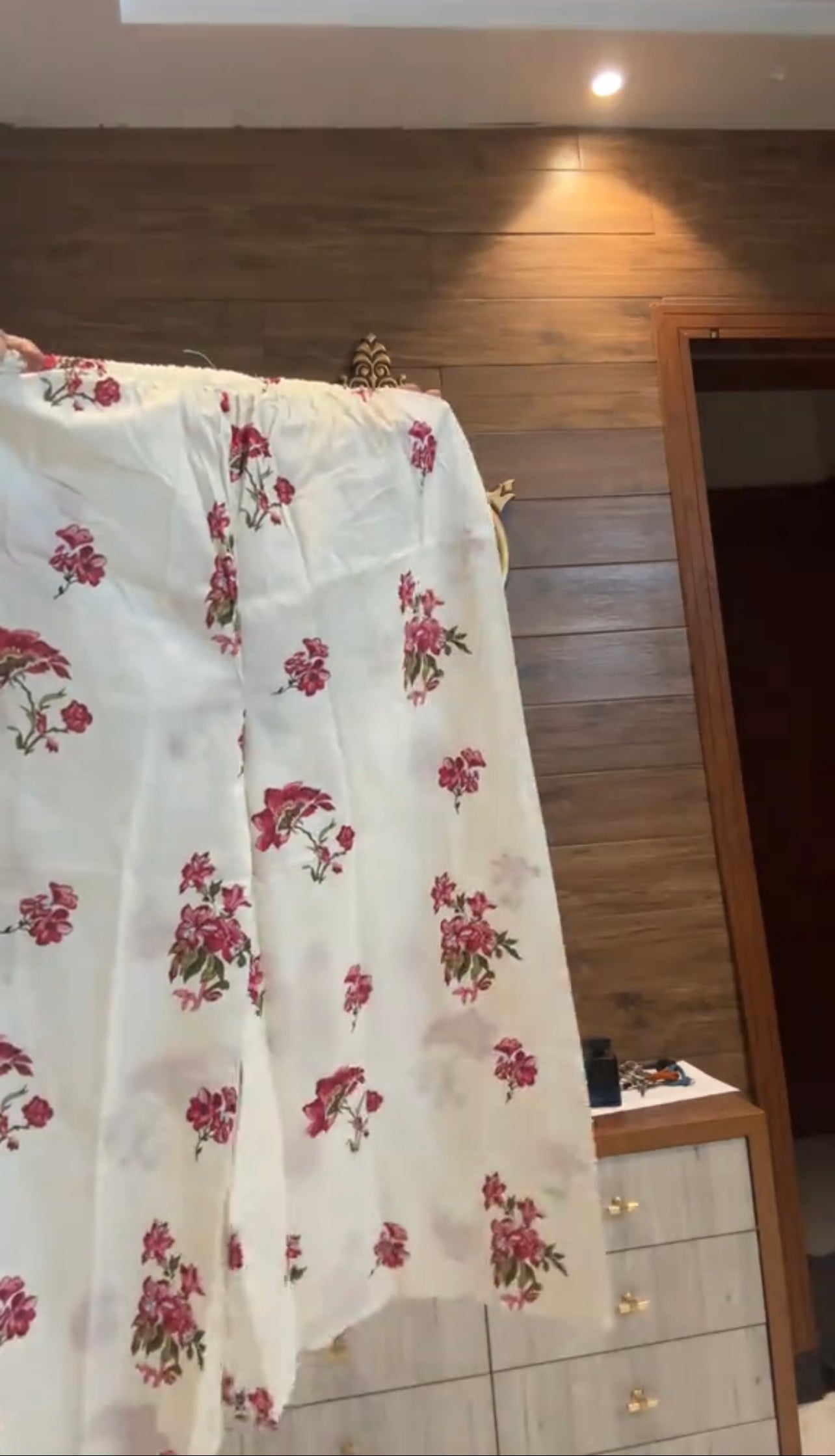 Afrozeh Frock Lawn Stuff 3 Piece