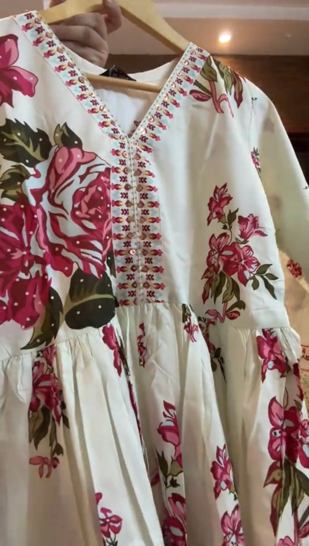 Afrozeh Frock Lawn Stuff 3 Piece