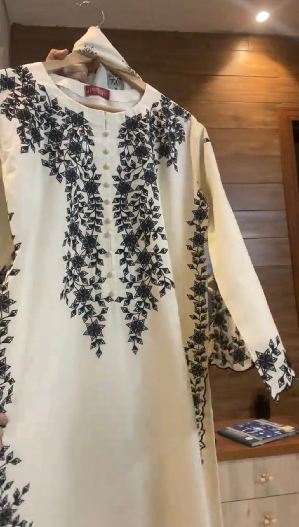 Classic Embroidered 3 Piece Dress