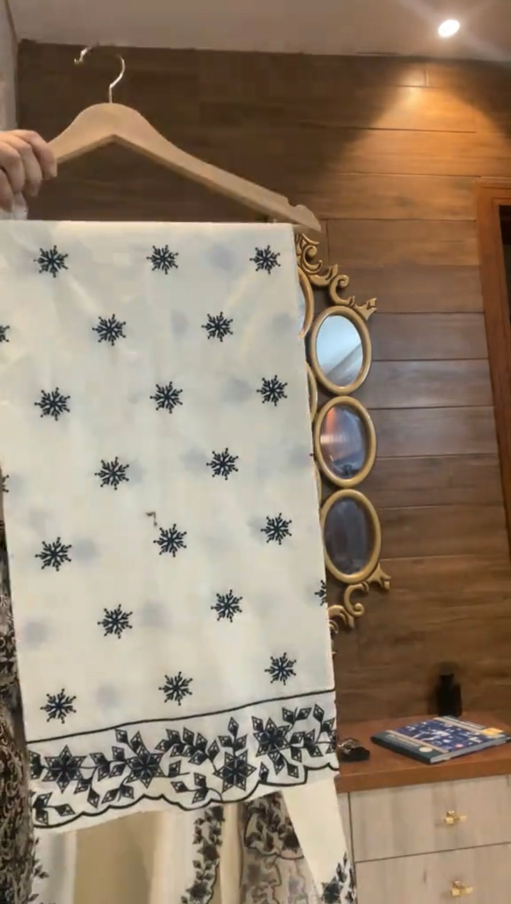 Classic Embroidered 3 Piece Dress