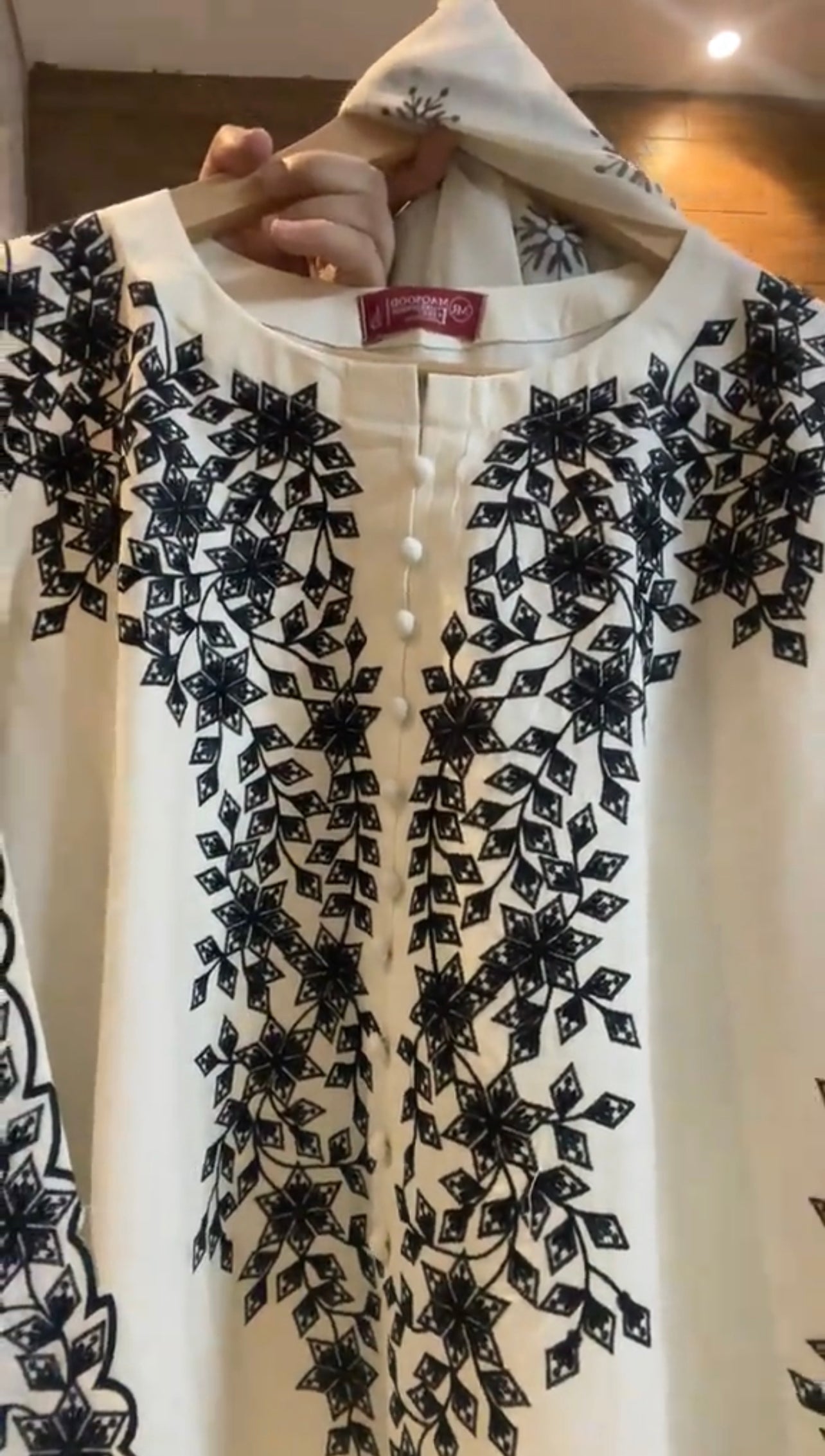 Classic Embroidered 3 Piece Dress