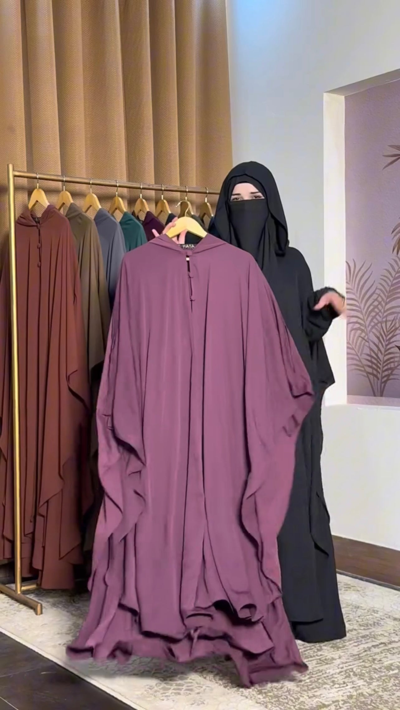Buy 1 Hoodie Abaya Complete Set Get 1 Free