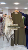 Afrozeh Bundle Of 4 Abaya