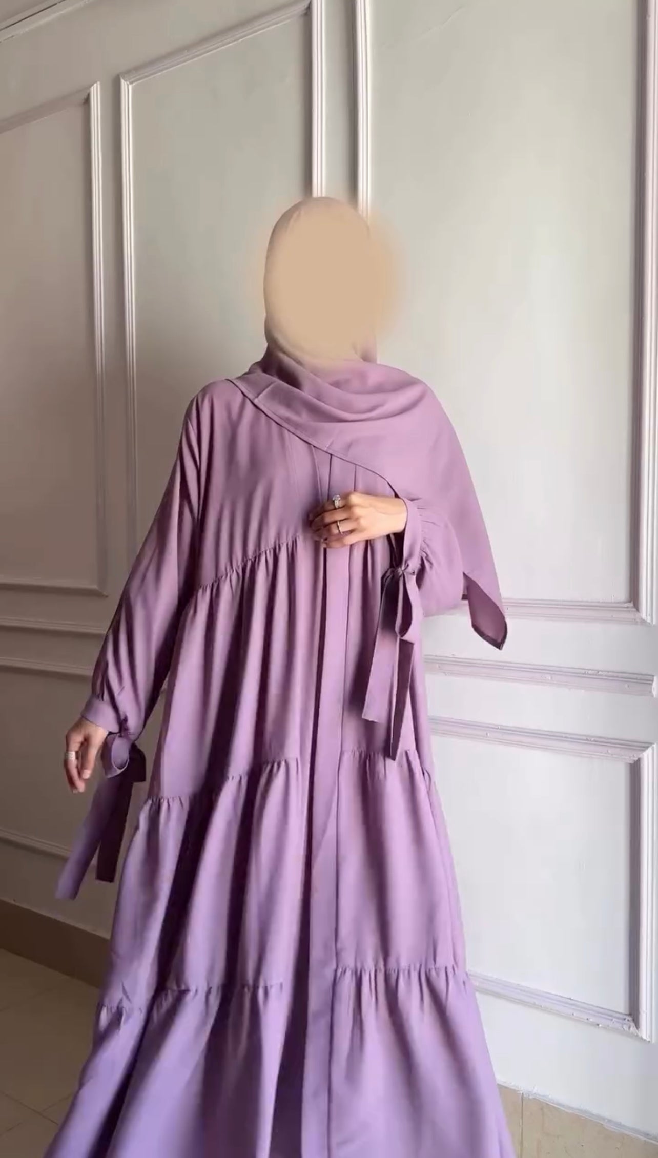 Pack Of 3 Abaya With Scarf