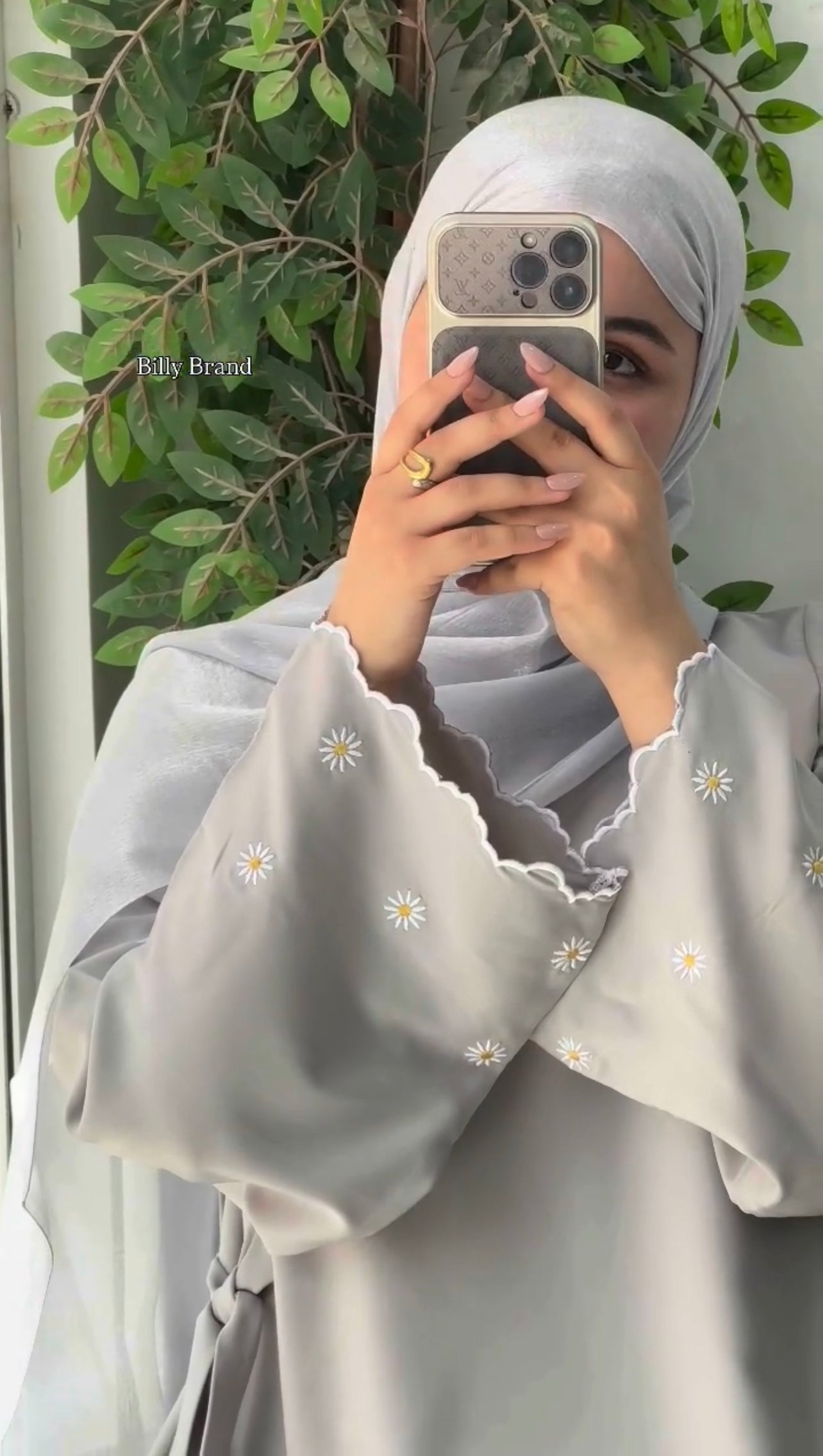 Pack Of 4 Flower Abaya