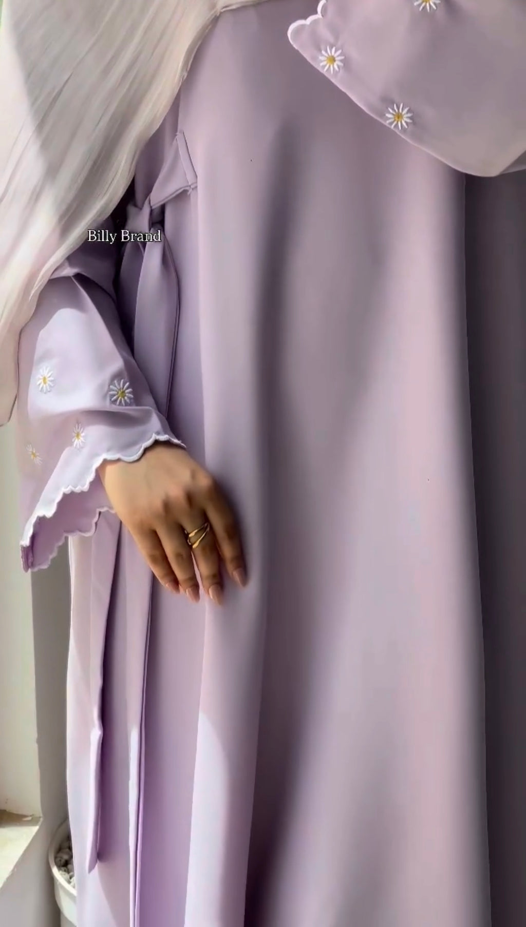 Pack Of 4 Flower Abaya