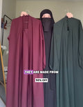 Pack Of 4 Abaya With Niqab And Scarf