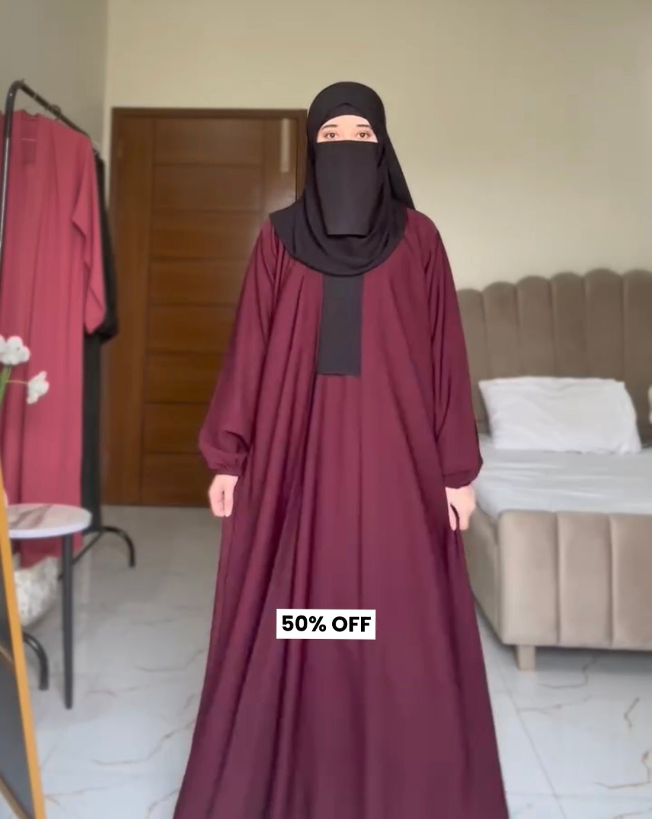 Pack Of 4 Abaya With Niqab And Scarf