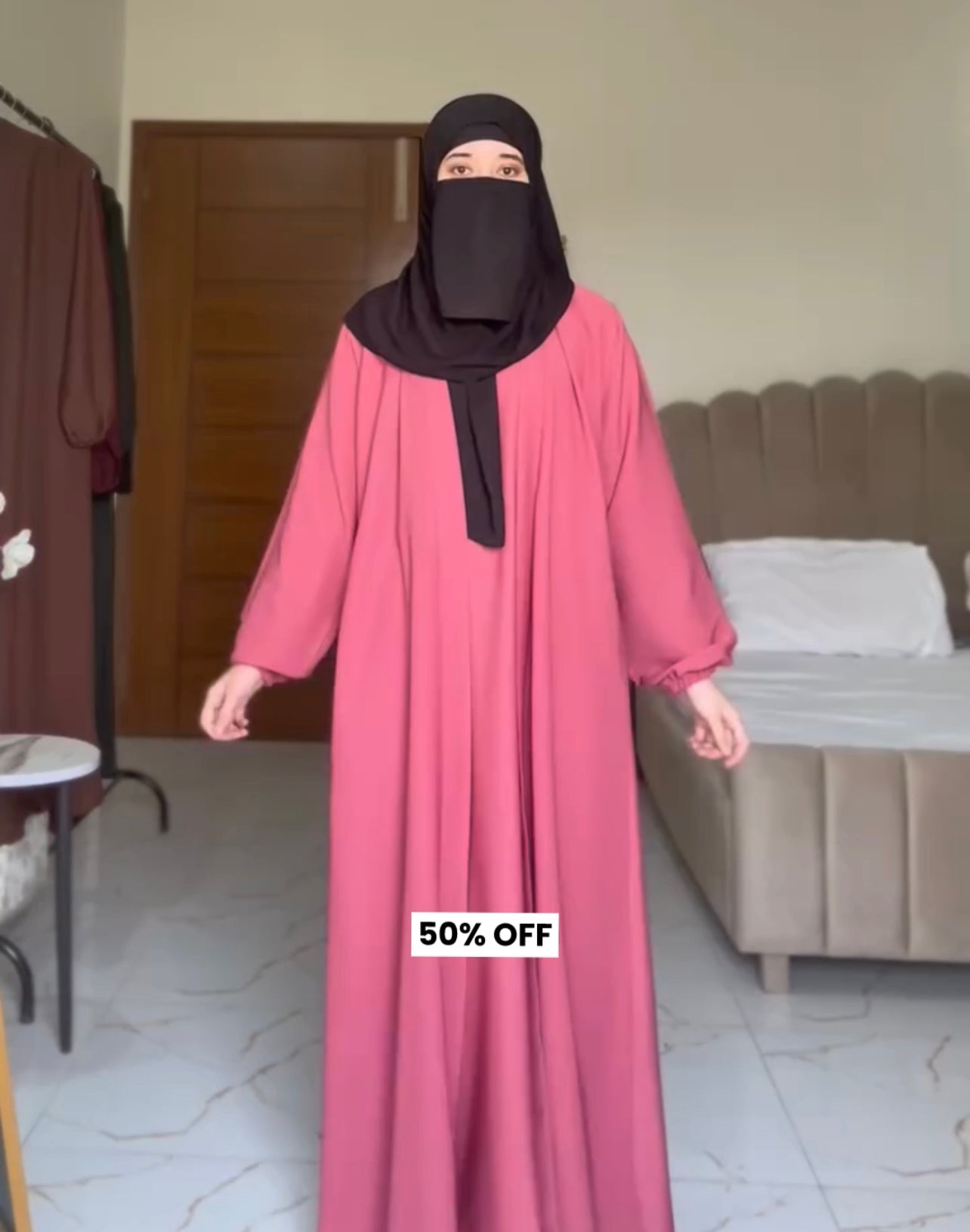 Pack Of 4 Abaya With Niqab And Scarf