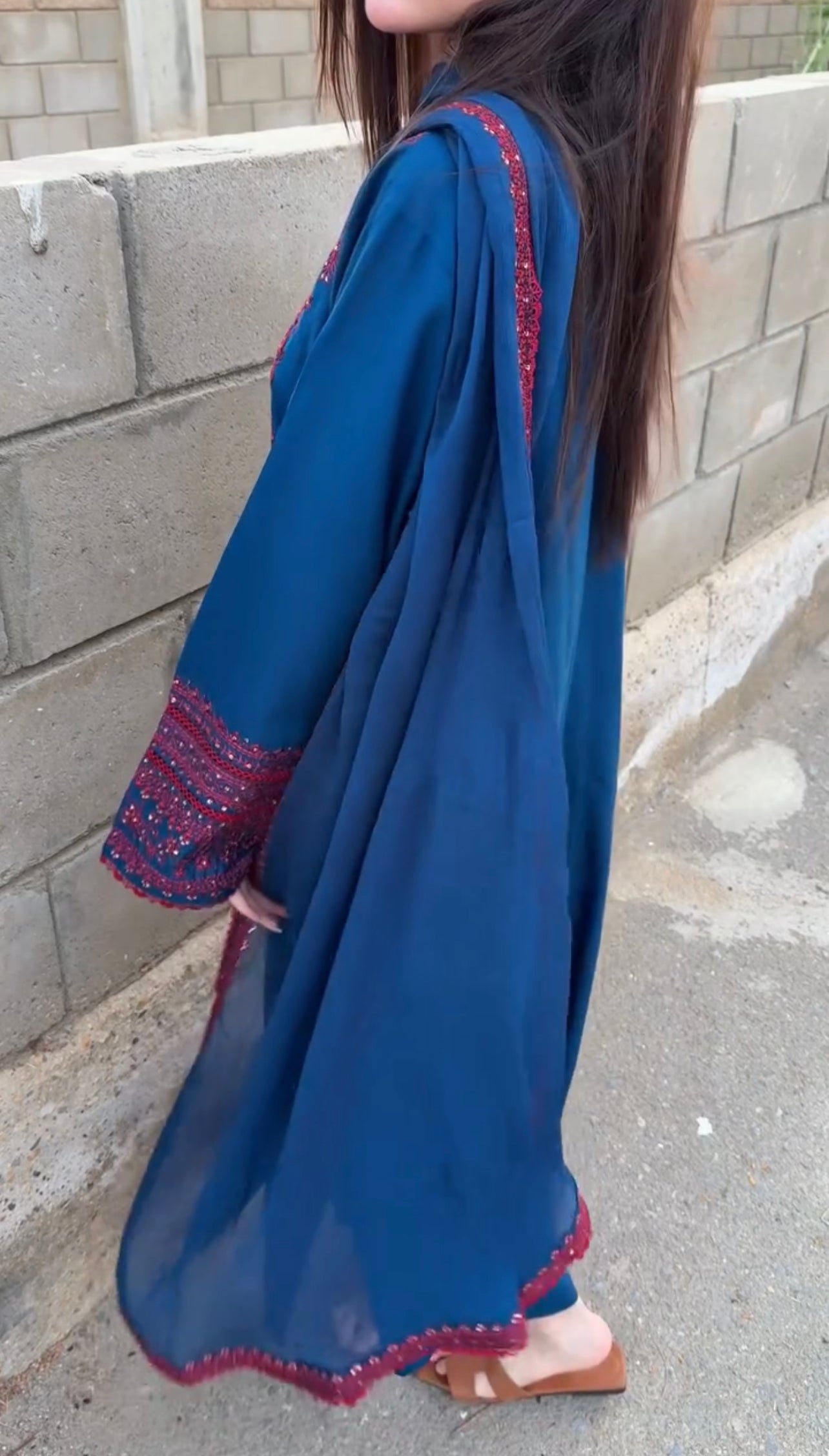 Classic Embroidered 3 Piece Stitched Dress