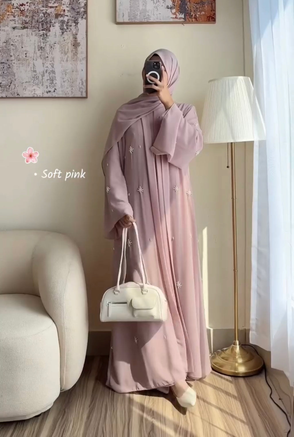 Pack Of 3 Abaya With Scarf