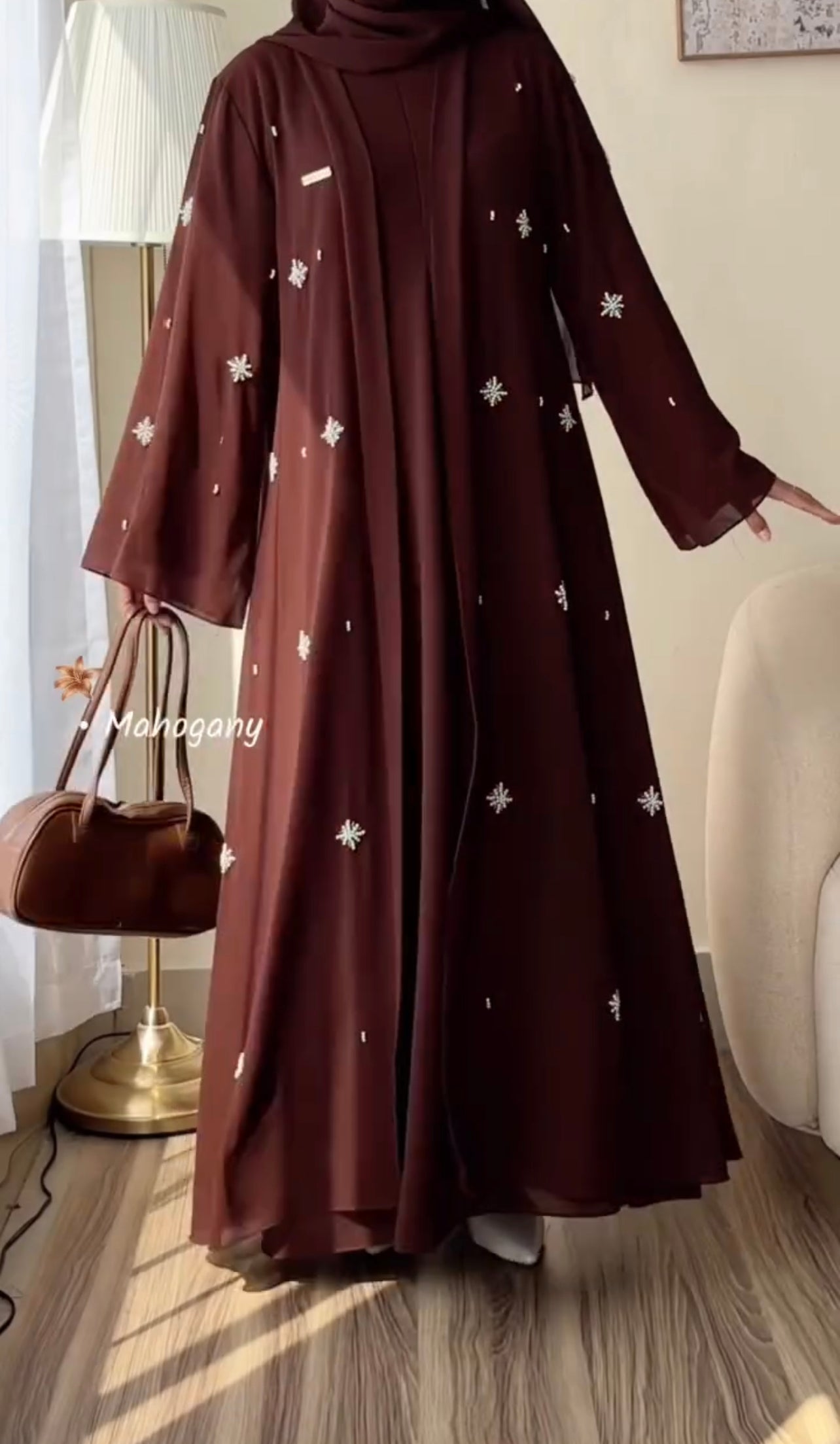 Pack Of 3 Abaya With Scarf