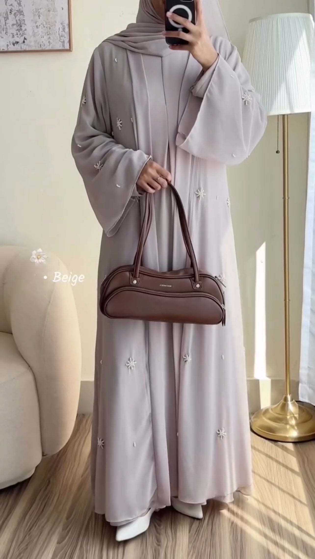 Pack Of 3 Abaya With Scarf
