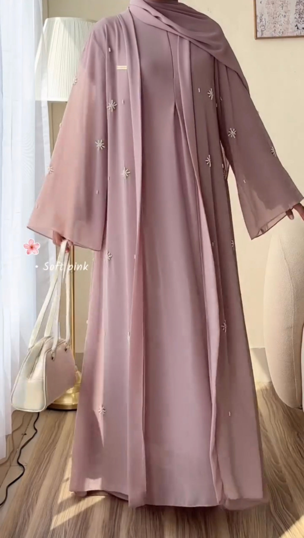Pack Of 3 Abaya With Scarf
