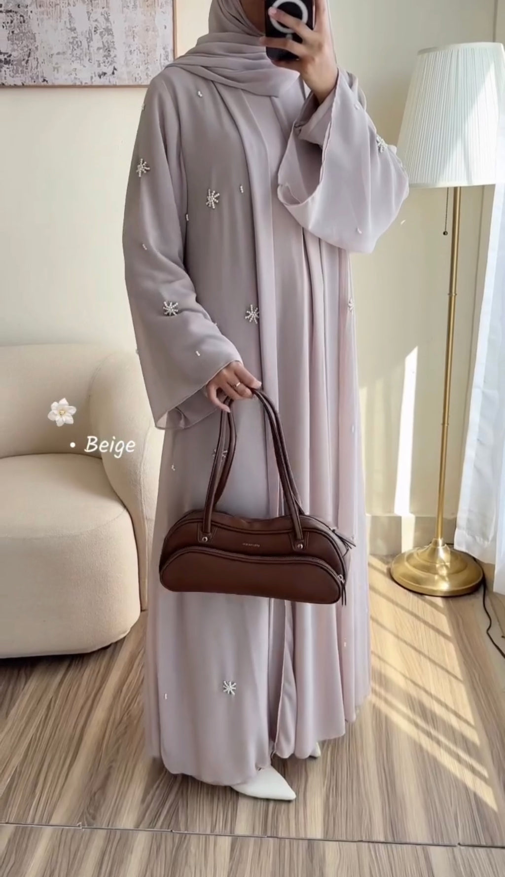 Pack Of 3 Abaya With Scarf