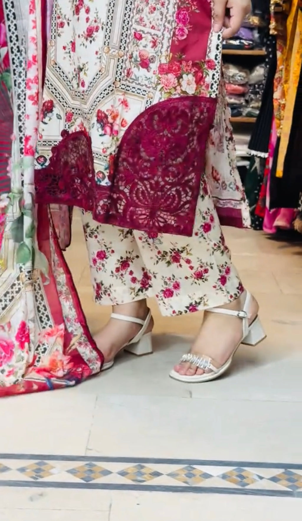 3 Piece Stitched Embroidered Outfit