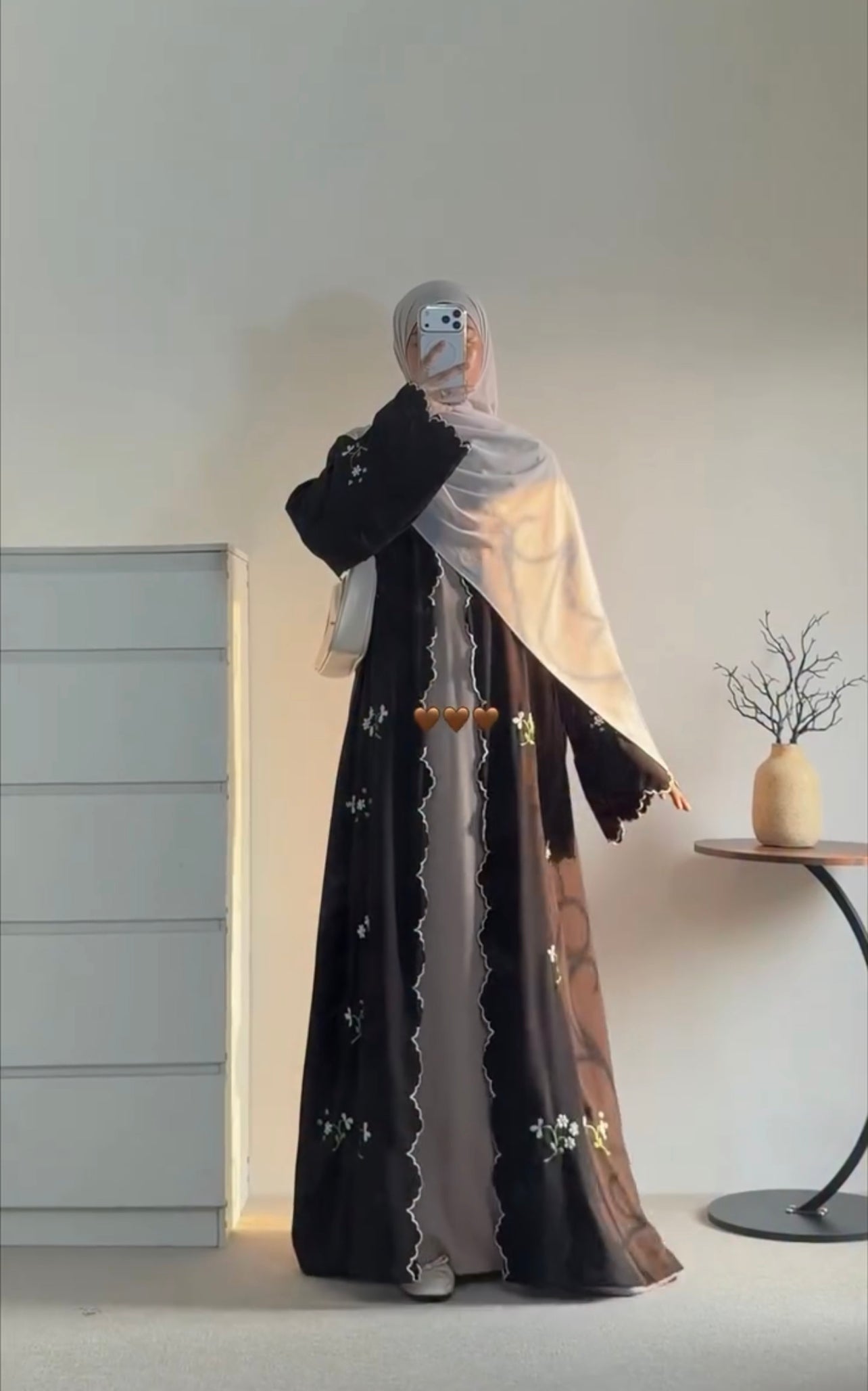 Pack Of 2 Abaya With Scarf