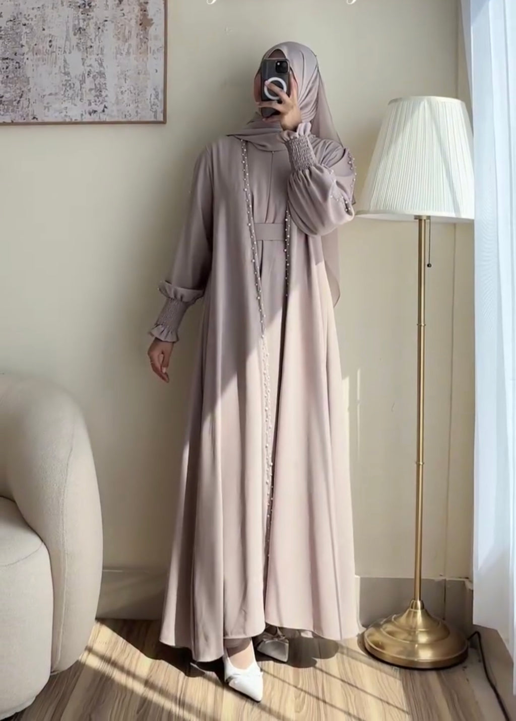 Bundle Of 3 Abaya With Scarf