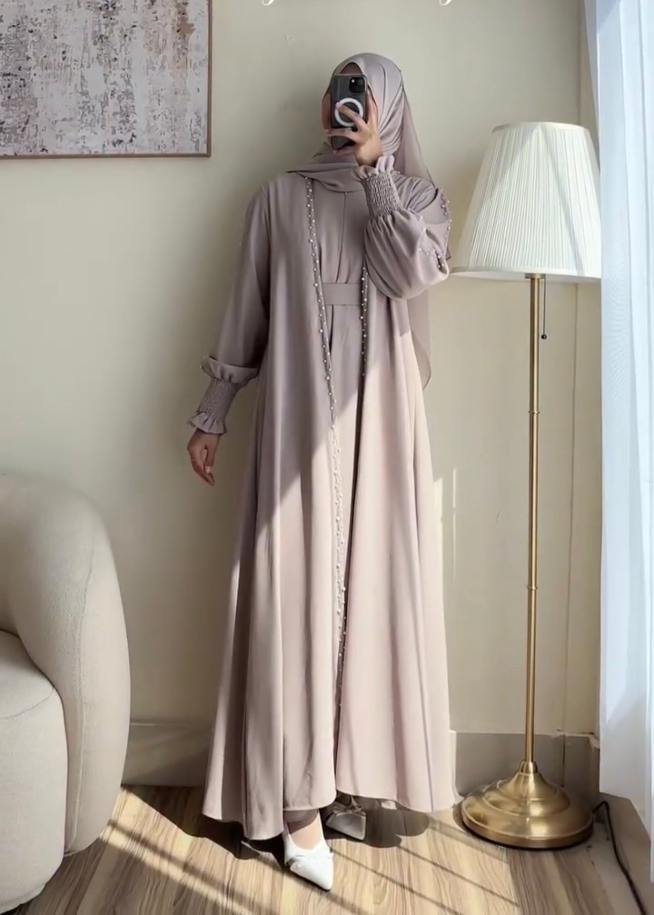 Bundle Of 3 Abaya With Scarf
