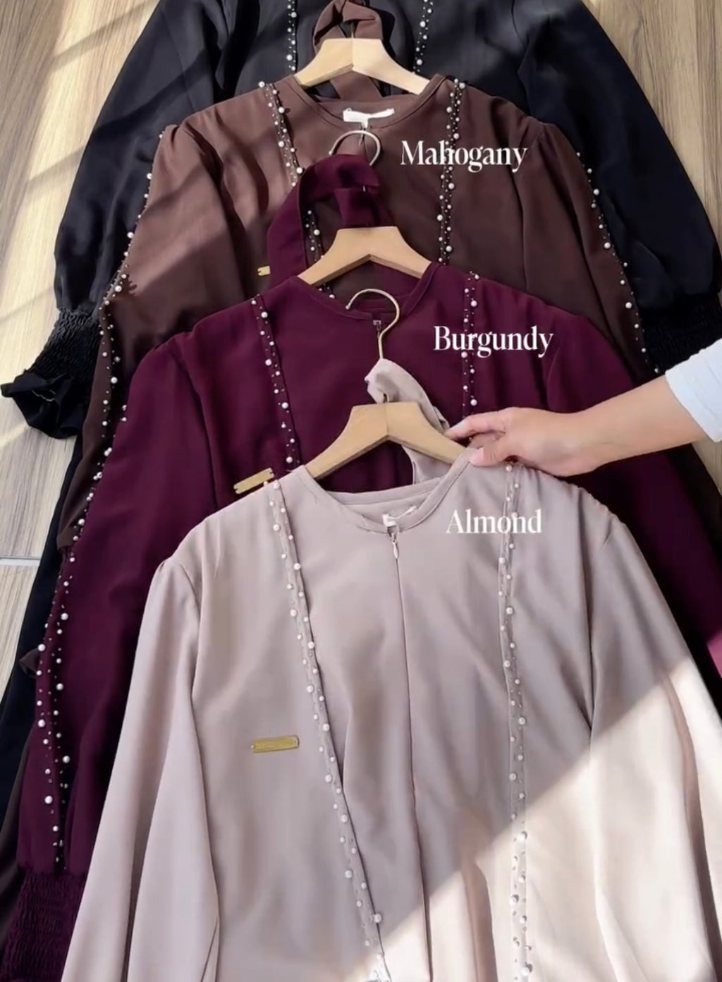 Bundle Of 3 Abaya With Scarf