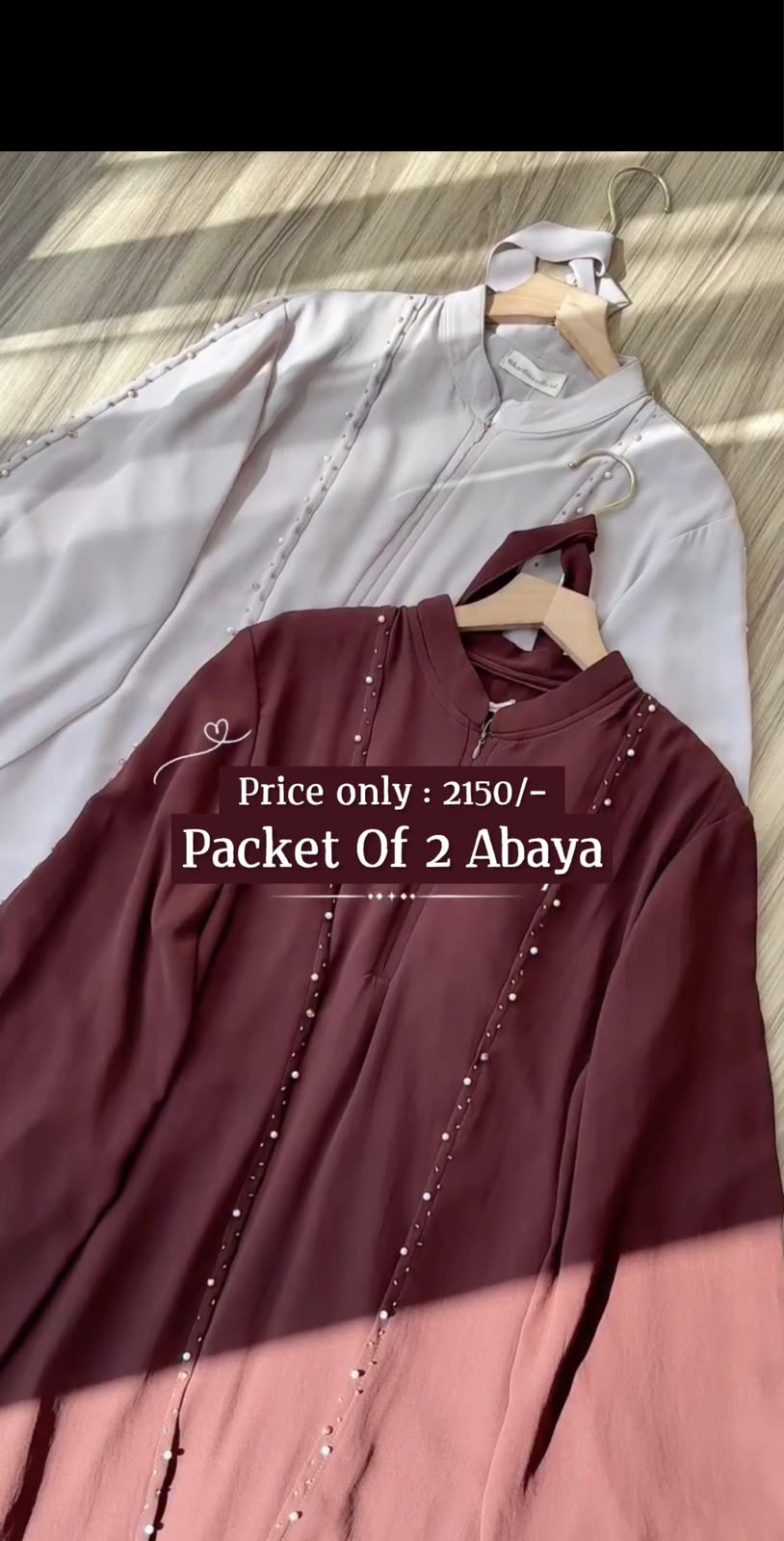 Pack Of 2 Comfort Abaya