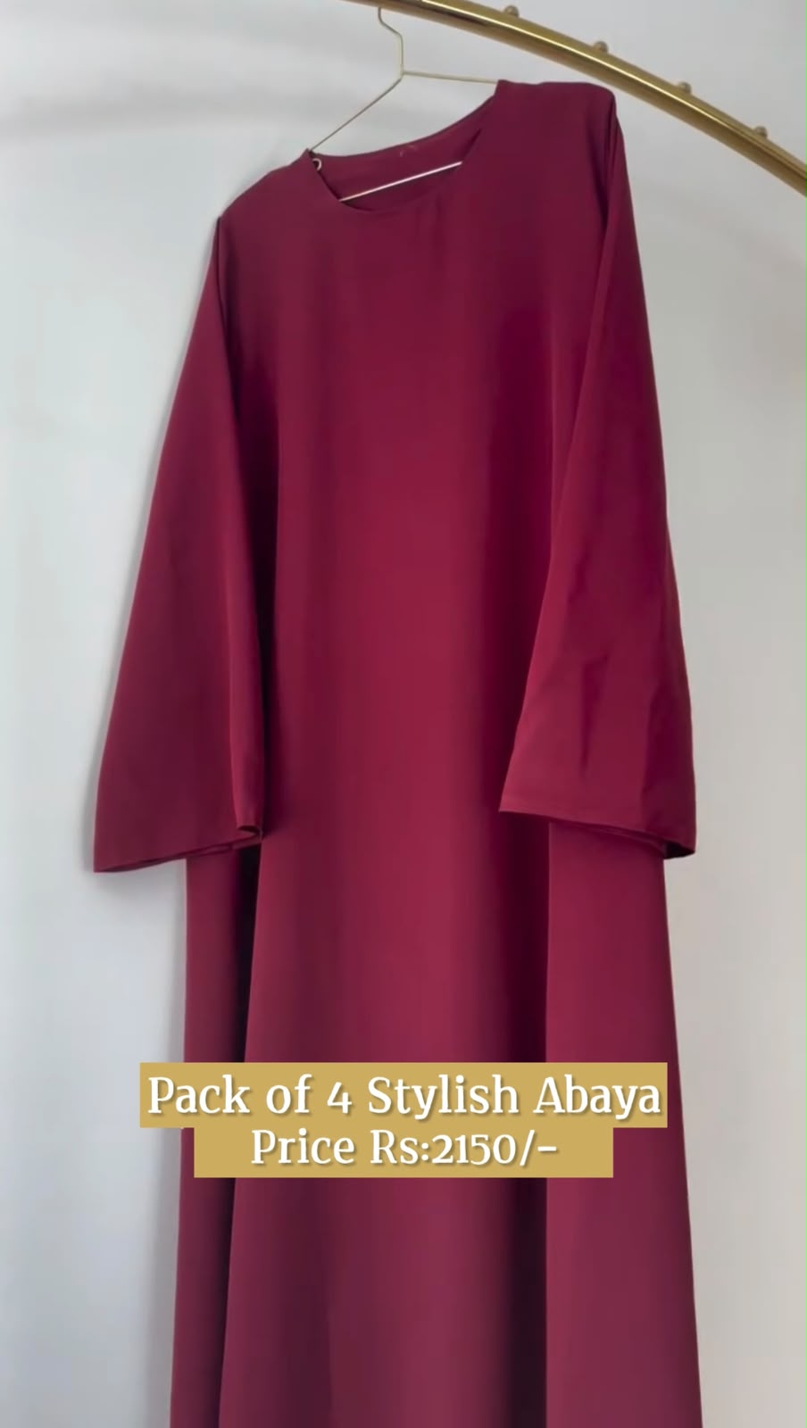 Pack Of 4 Stylish Abaya