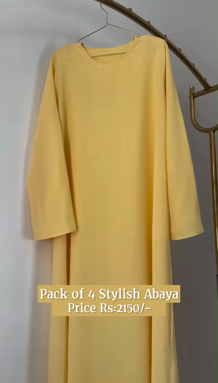 Pack Of 4 Stylish Abaya