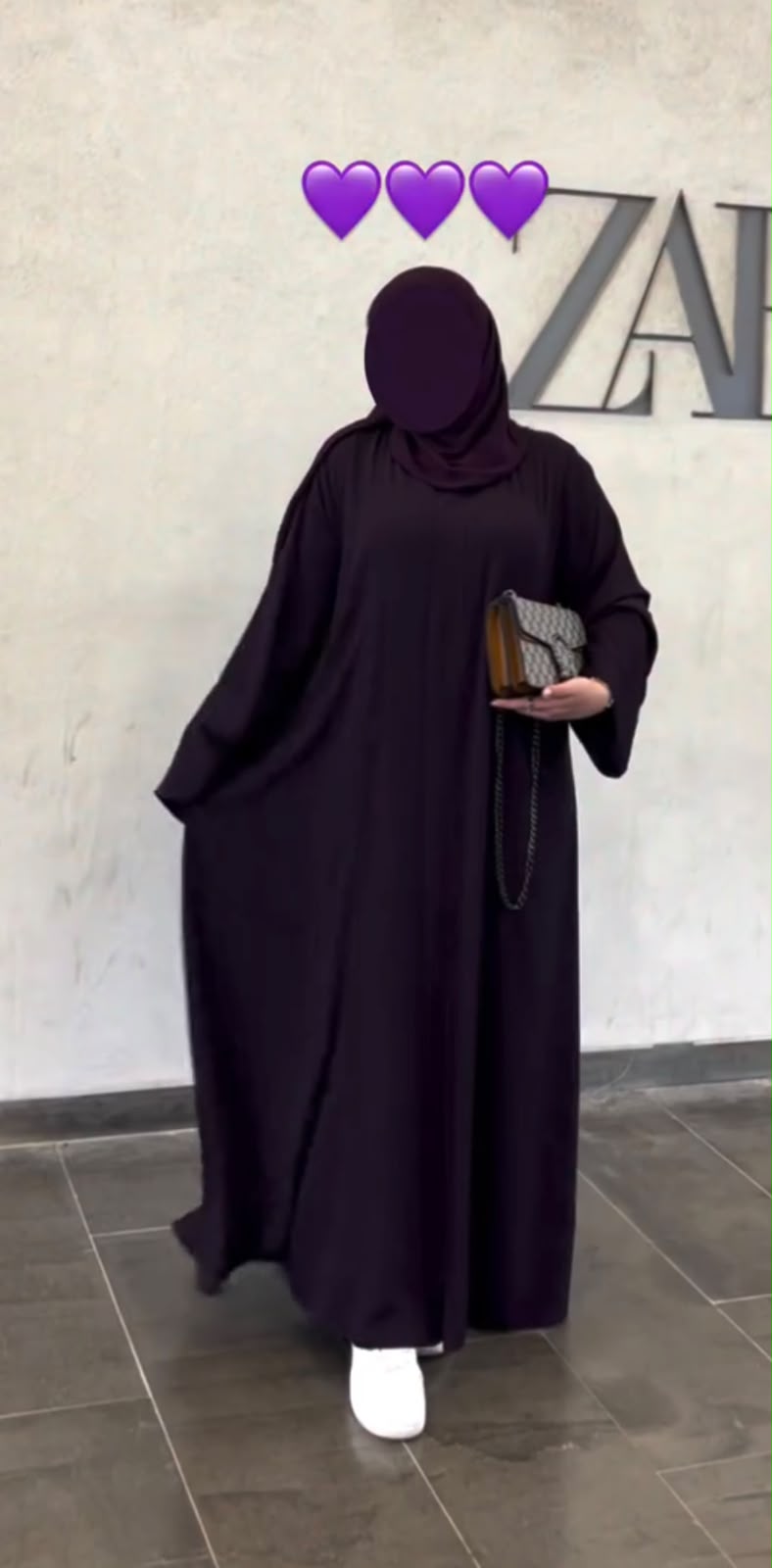 Pack Of 3 Abaya With Matching Scarf