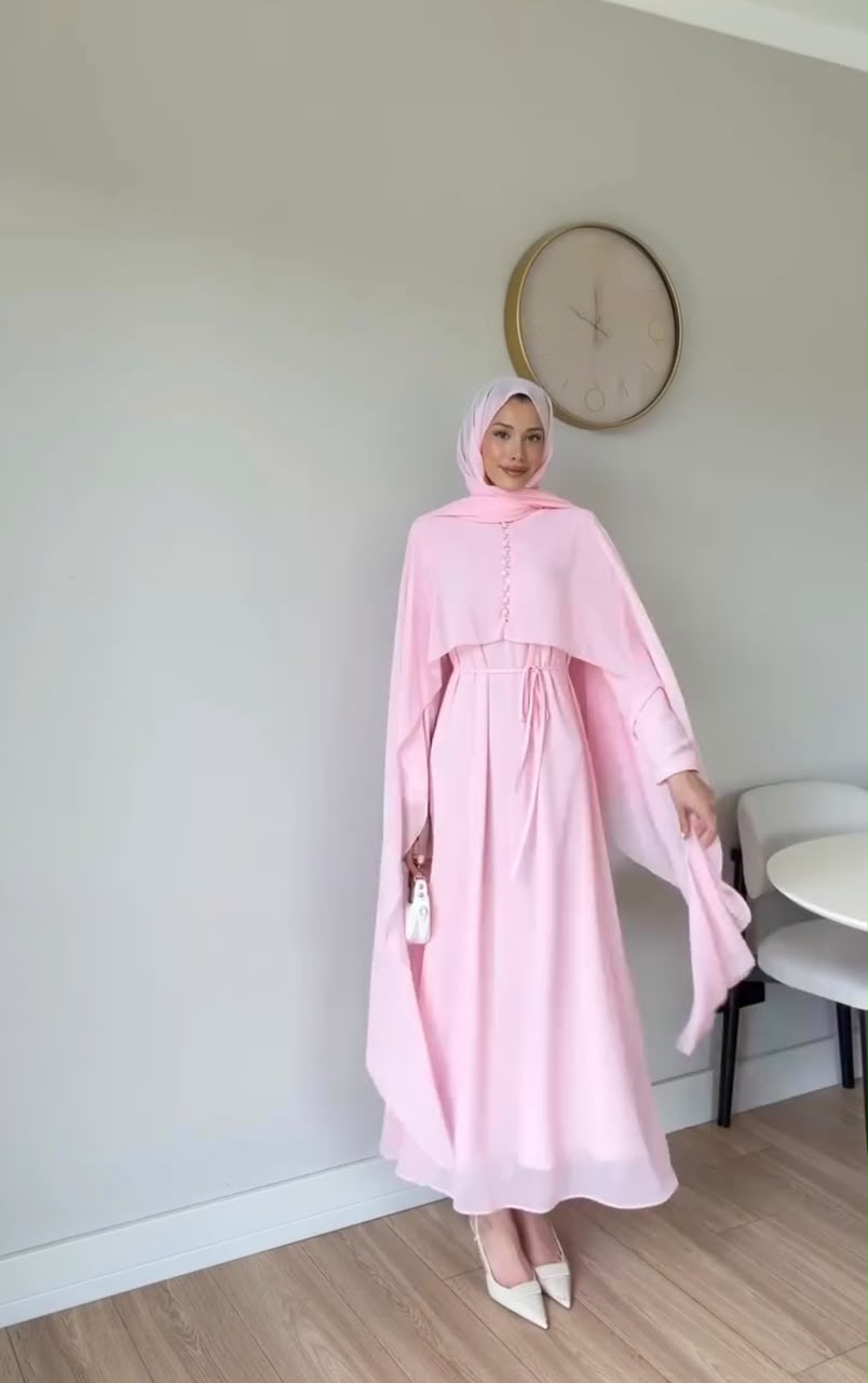Pack Of 3 Full Covered Abaya Dress