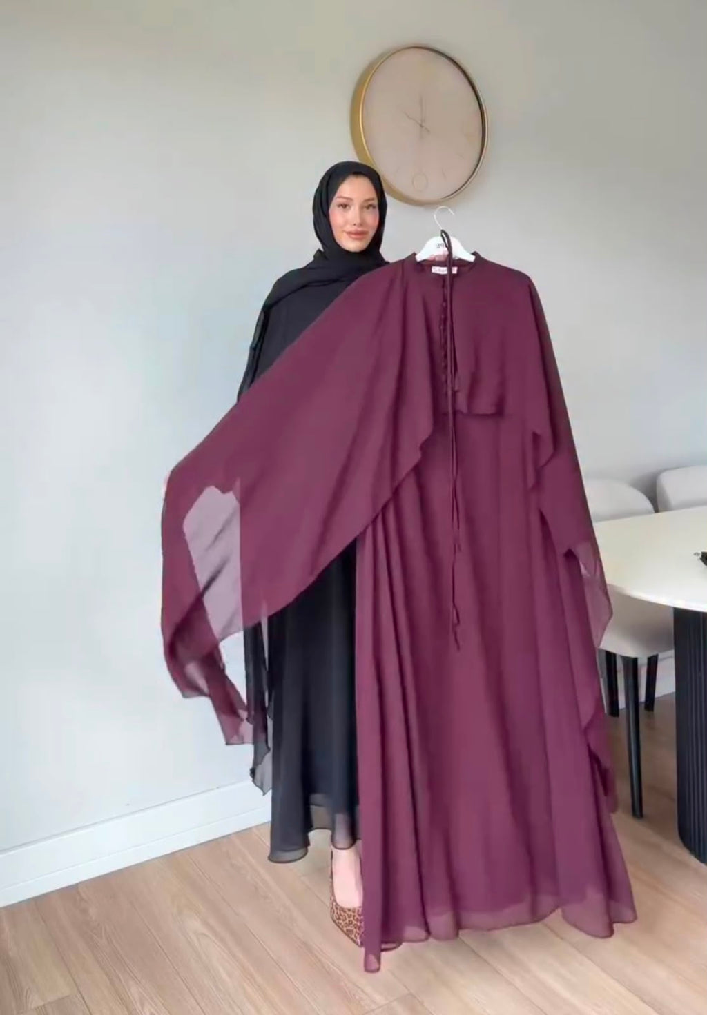 Pack Of 3 Full Covered Abaya Dress