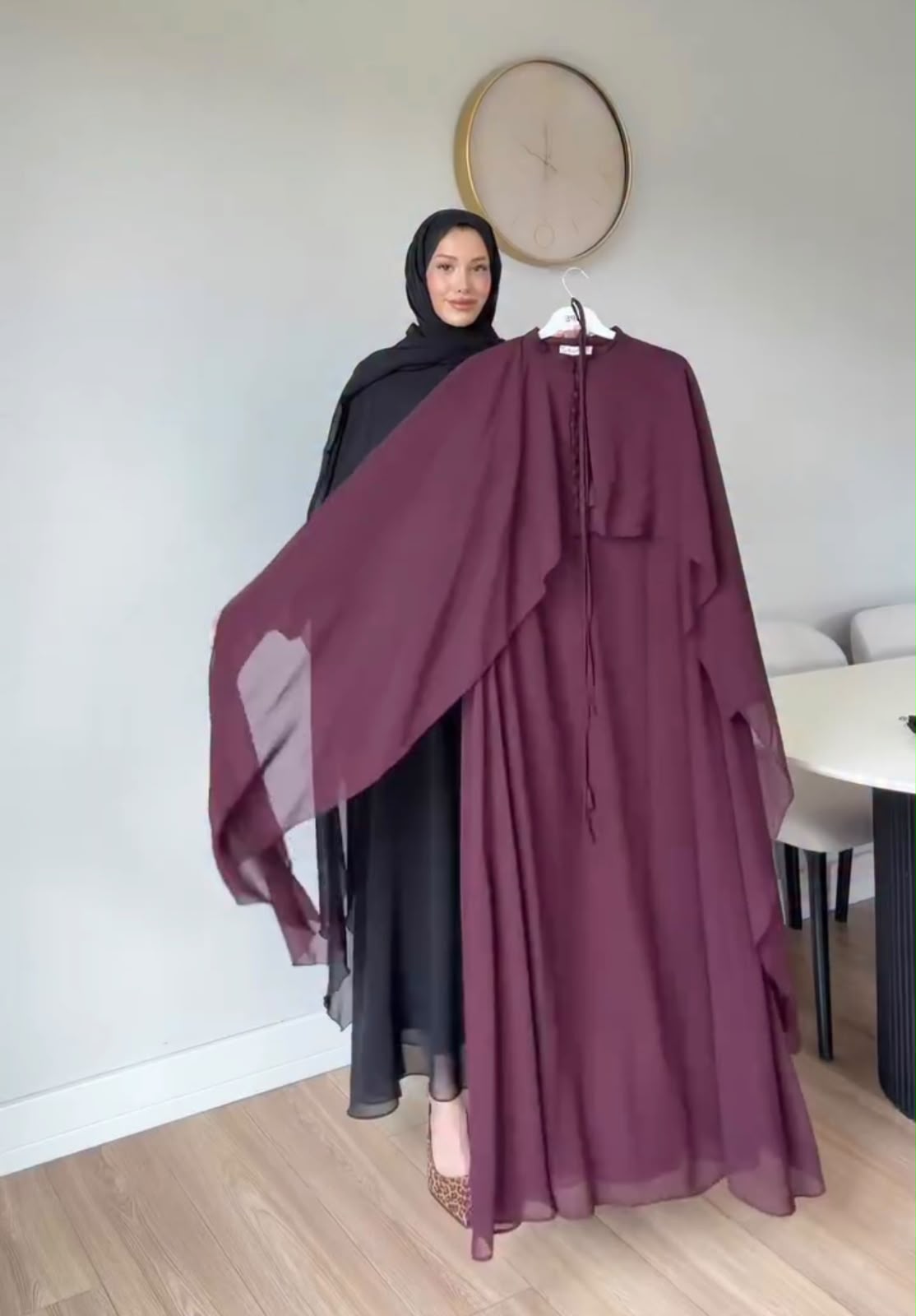 Pack Of 3 Full Covered Abaya Dress