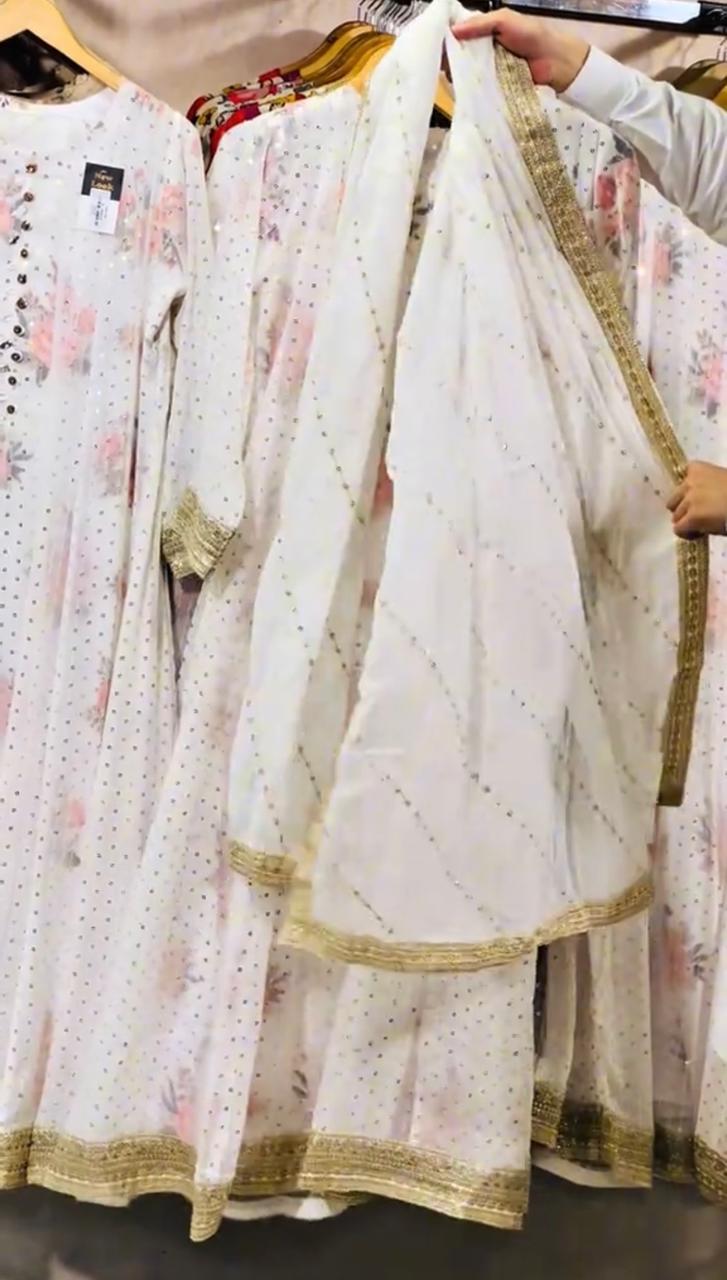 Afrozeh Frock 3 Piece