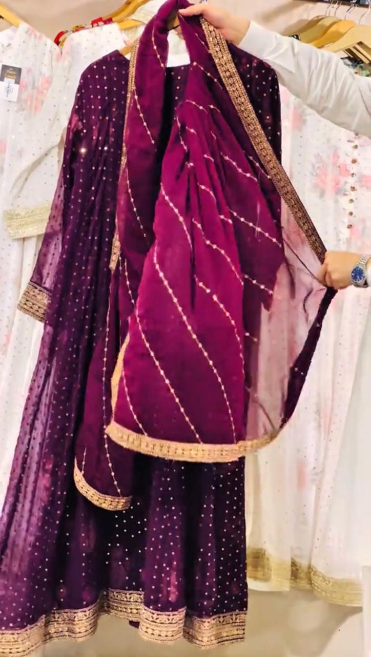 Afrozeh Frock 3 Piece