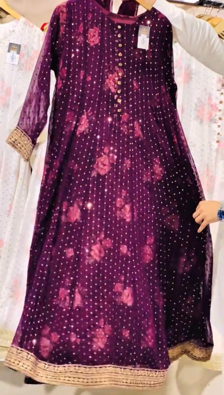 Afrozeh Frock 3 Piece