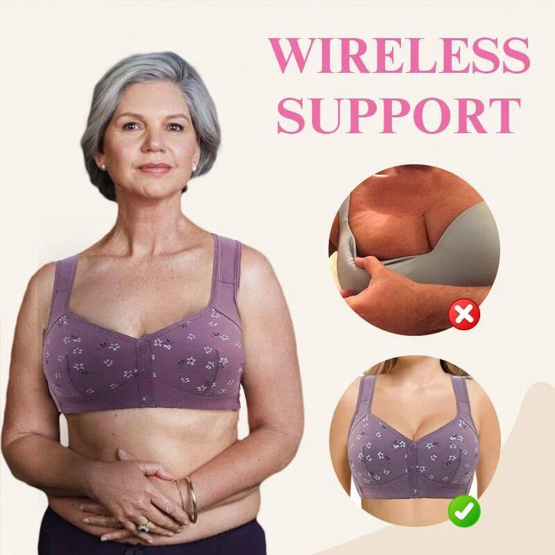 New Anti Sagging Front Open Button Bra ( Pack of 5 )