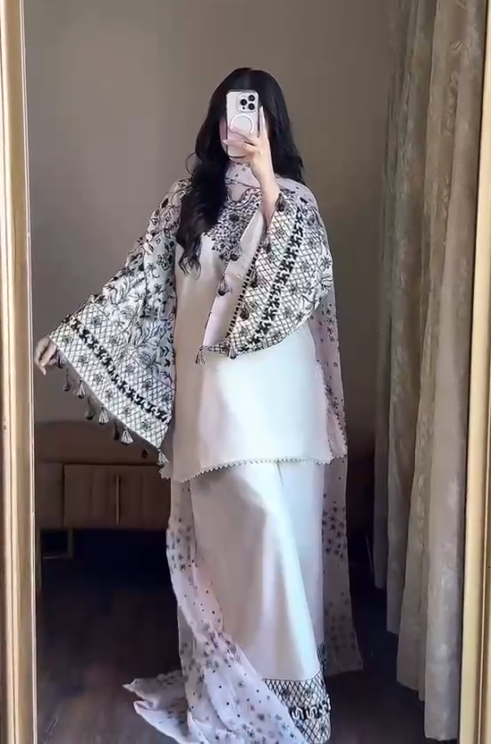 Soul 3 Piece Stitched Embroidered Dress
