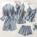 Pack of 5 Silk Nighties Elegant Nightwear Set