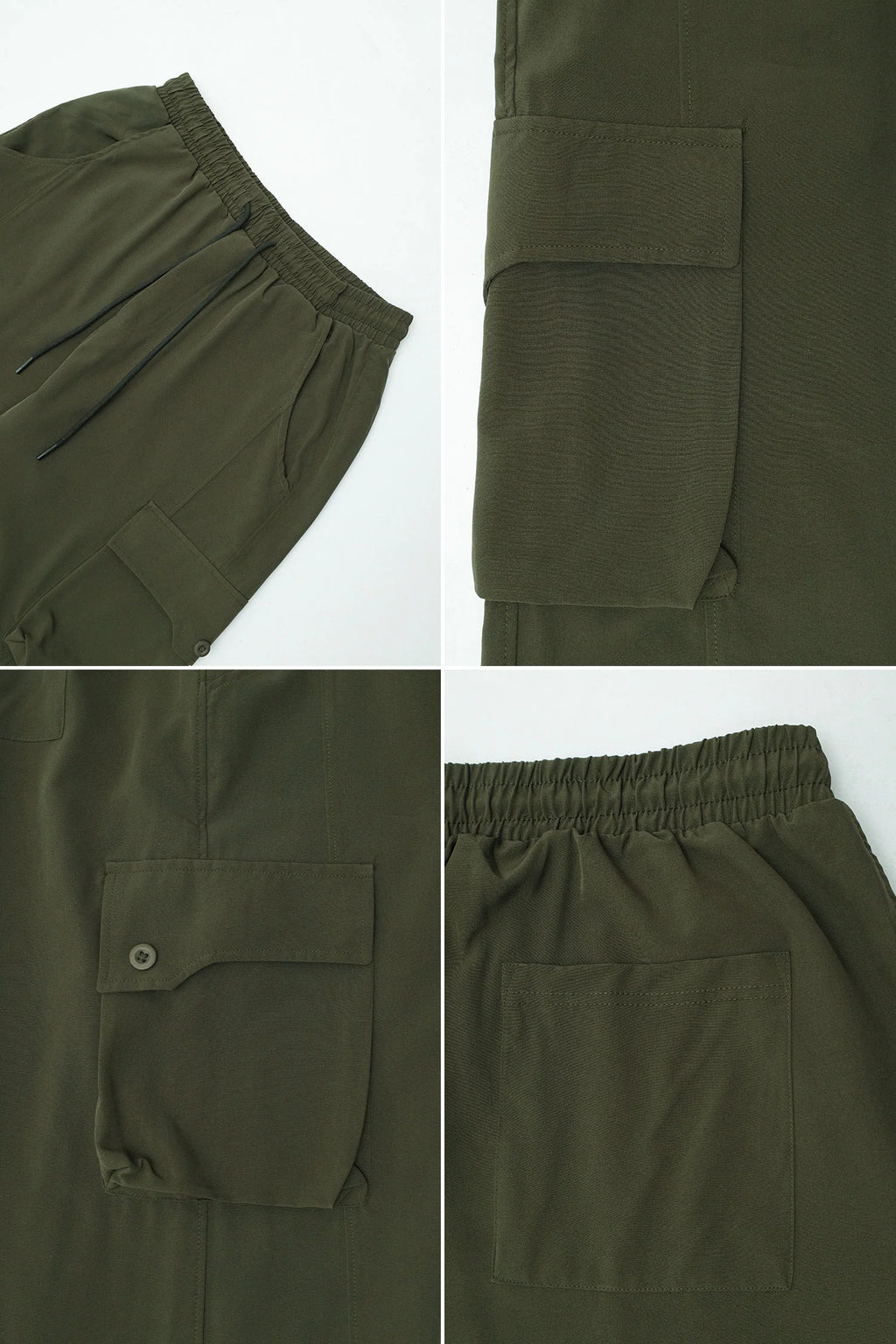 Multi-Pocket Loose Bottom Pack Of 4 Trouser