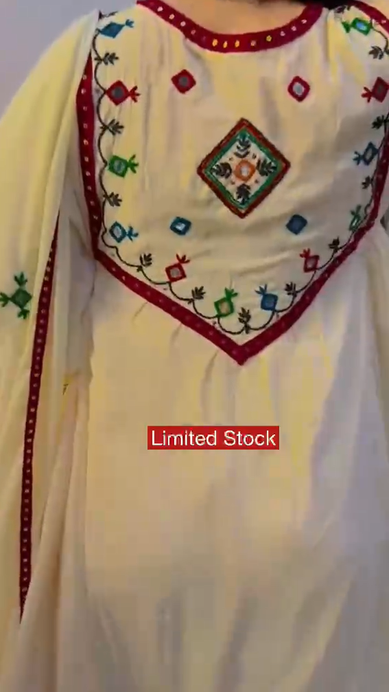 Summer Traditional 3Pcs Stitched Dress