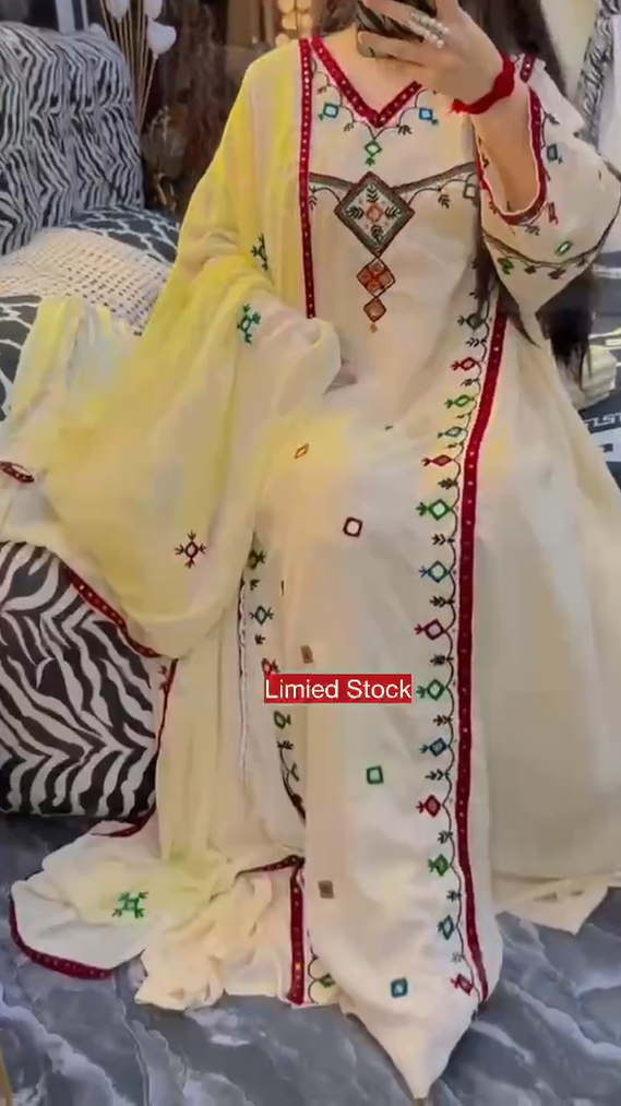 Summer Traditional 3Pcs Stitched Dress