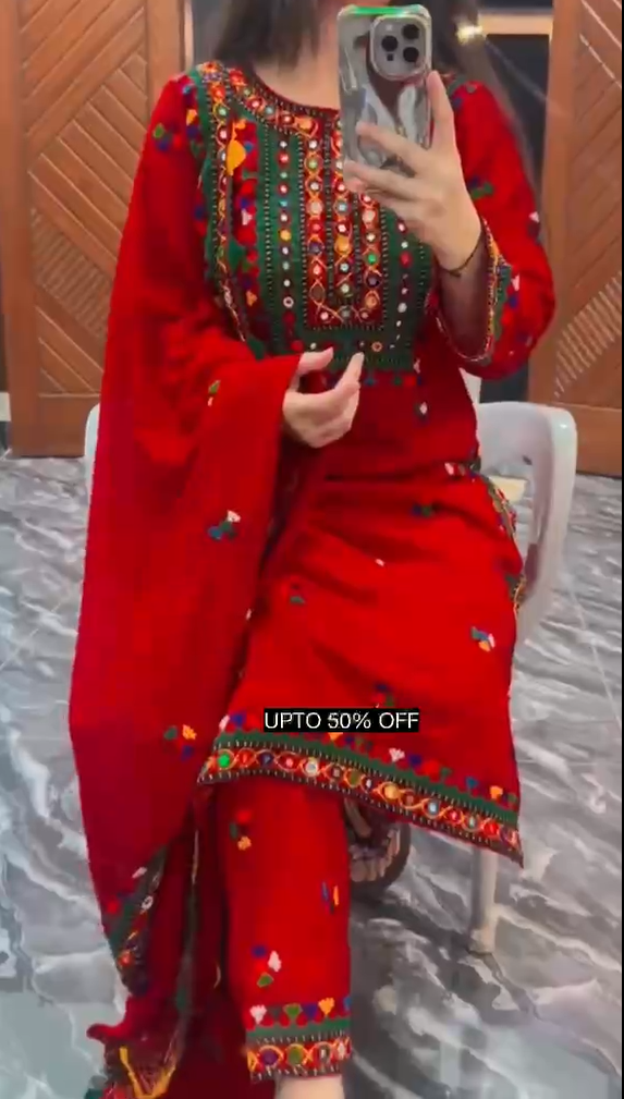 Beautiful Traditional Stitched 3 Piece