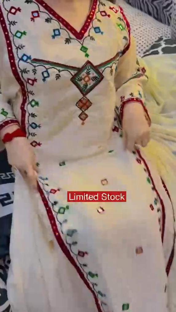 Summer Traditional 3Pcs Stitched Dress